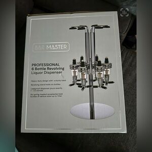 Bar Master Professional 6 Bottle Revolving Liquor Dispenser
